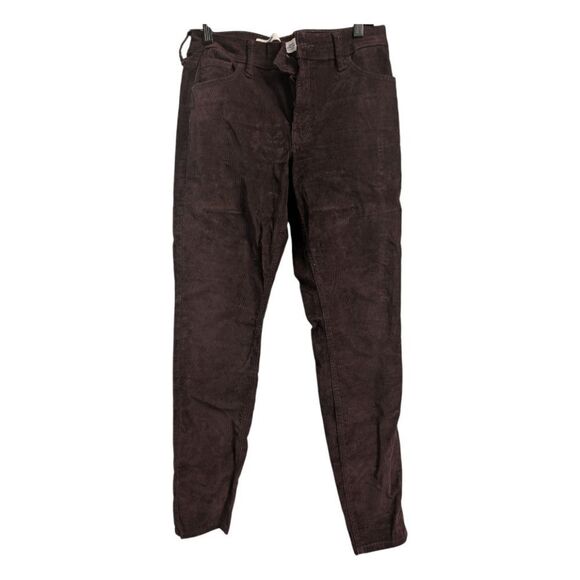 Mocha brown Corduroy slim pants size 6 mid rise - Picture 1 of 5